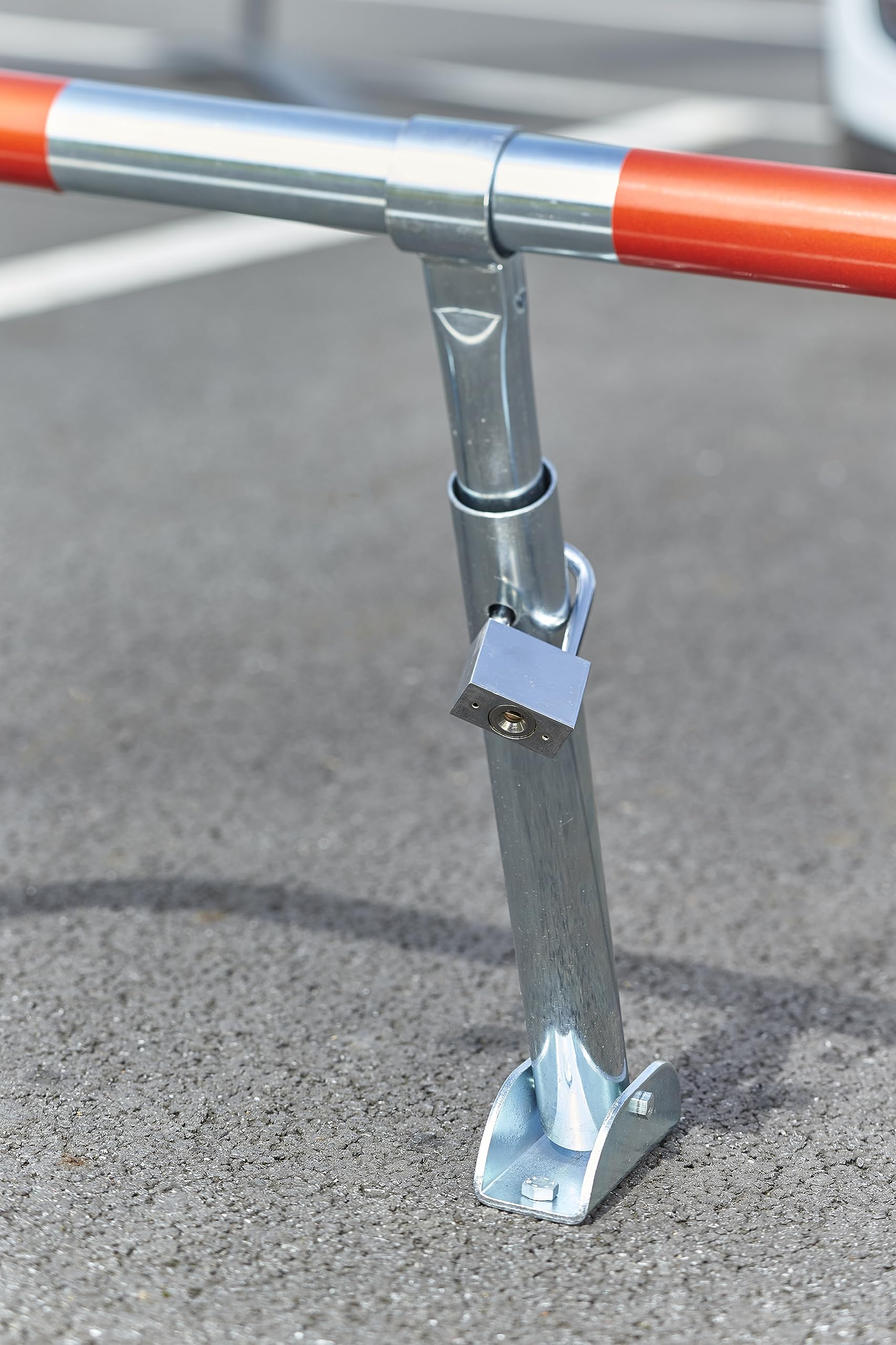 Mottez Barrière Rabattable éco Gris 75.5 cm