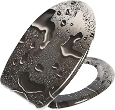 SINOBATH Designer Toilet Seat with Soft Close Duroplast Design Easy to Assemble Quick Release UV-Resistant