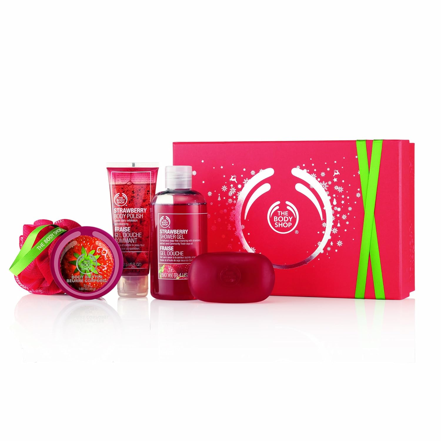 The Body Shop Shower Scrub and Soften Collection