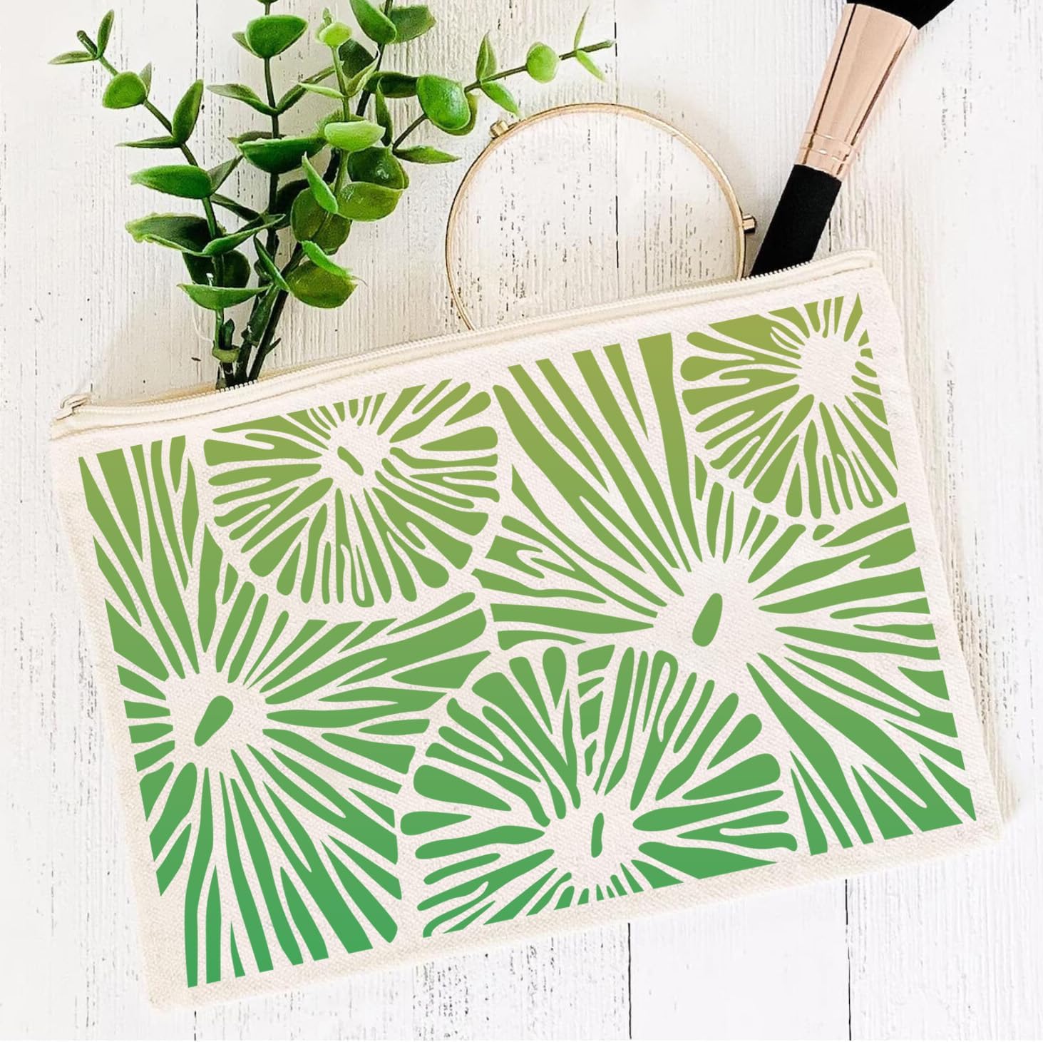 Stencils for Crafts Reusable Texture Stencils Floral Stencil Leaf Tree Templates for Painting on Wood Furniture Card Canvas Paper Scrapbook - Image 7