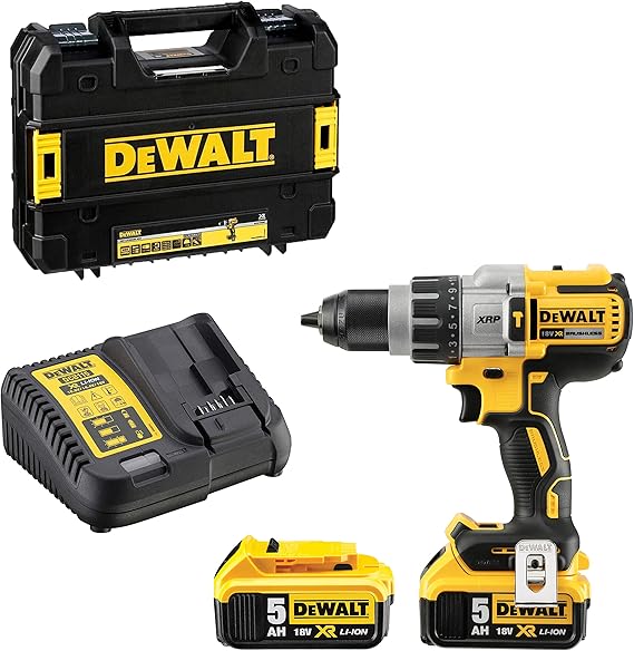 DEWALT DCD996P2 20V MAX* XR Lithium Ion Brushless 3Speed Hammer Drill