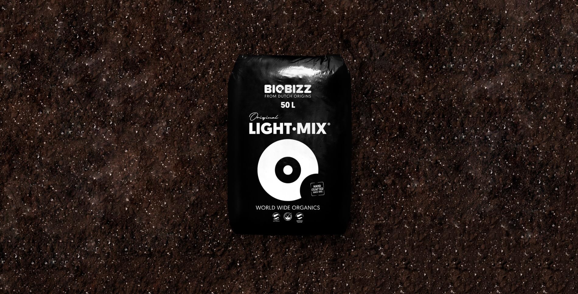 Growkingz Lightmixerde Lightmix, Biobizz Light Mix 2 x 50L Säcke, Gesamt 100L, Growerde Grower Erde