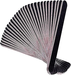 مبرد اظافر احترافي، طقم ادوات مستحضرات تجميل ومانيكير وباديكير بوجهين لوحة صنفرة 100/180، 30 قطعة منعم طلاء اظافر جل واكريليك للاستخدام في المنزل والكوافير