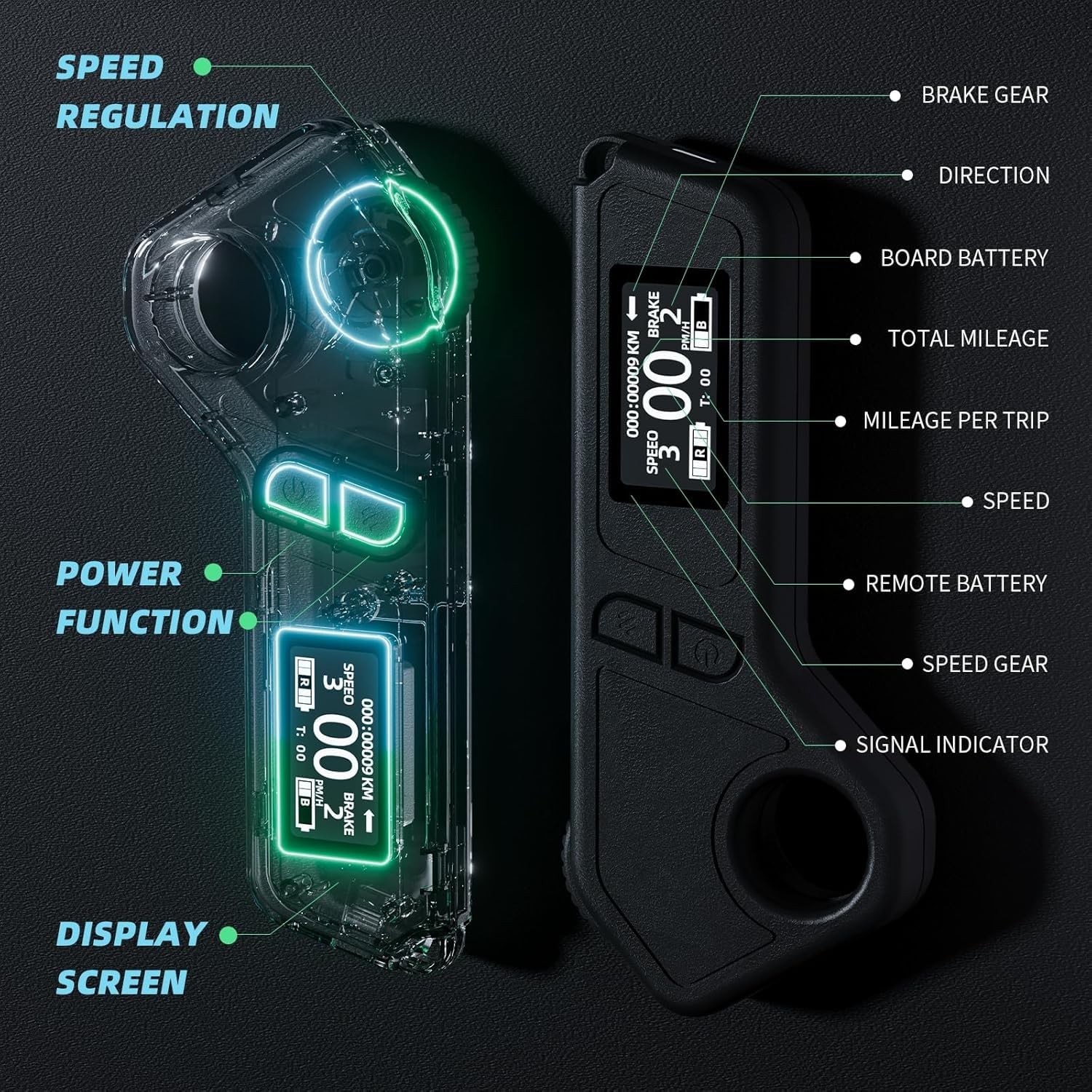 V4 - Patineta eléctrica con control remoto, velocidad máxima de 28 Mph, rango de 22 millas, motor de cubo de 1000 W, monopatín de longboard para adultos y adolescentes 4
