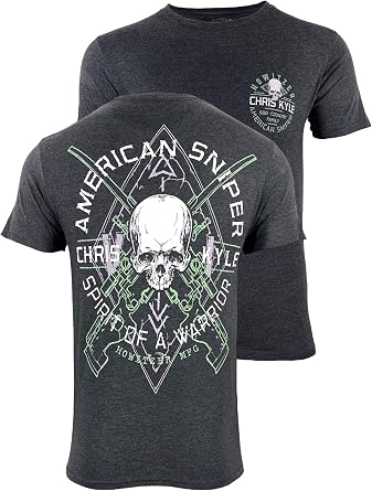 Howitzer Style Mens T-Shirt Chris Kyle Snipers Lair Military Grunt MFG