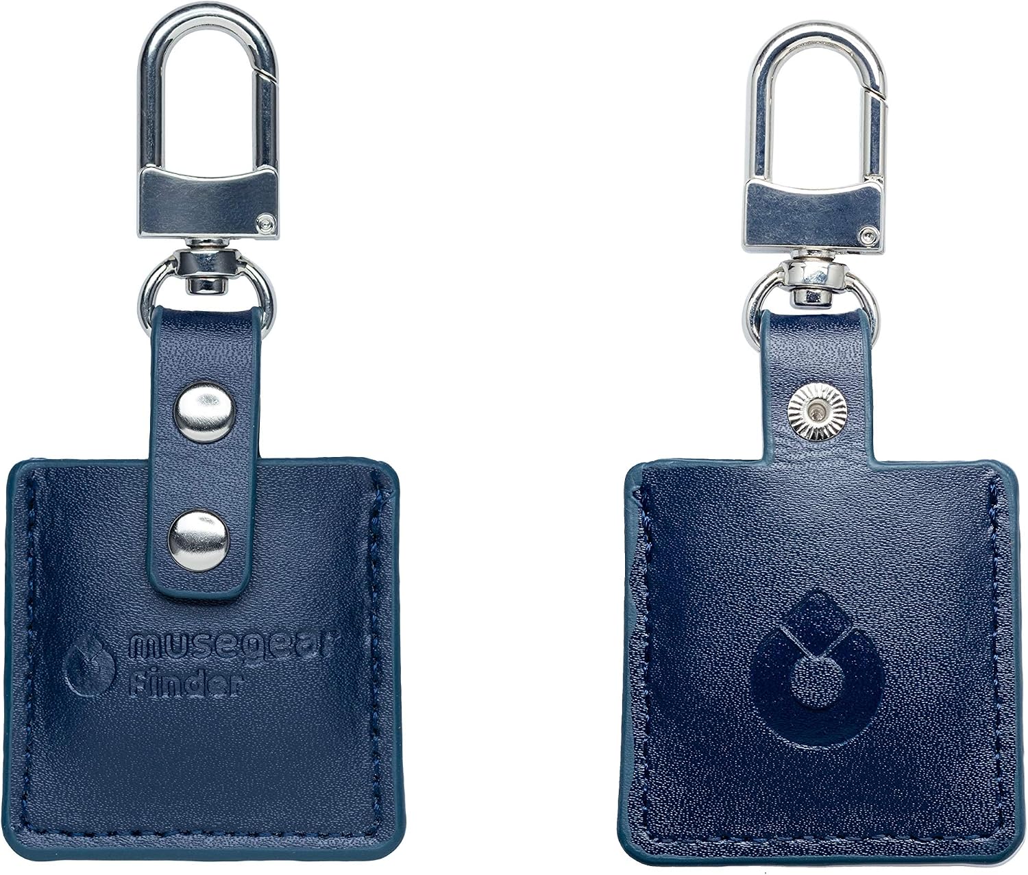 musegear app key finder in leather sleeve - navy blue, NEW VERSION 2-3x louder - find keys, smartphone - Smartphone Bluetooth GPS coupling - Image 4