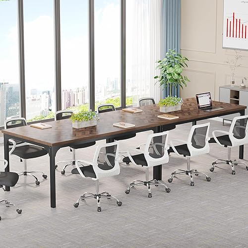 Miniatura 6 de Tribesigns Escritorio ejecutivo de 70.8 pulgadas, escritorio grande para computadora de oficina, mesa de trabajo simple y moderna, mesa de