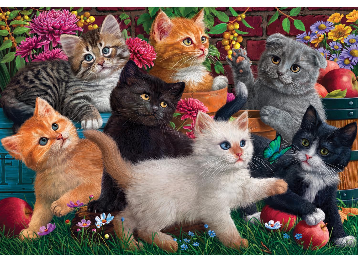 Anatolian Puzzle - Kittens at Play, 260 Piece Jigsaw Puzzle, #3327