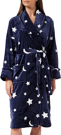 Accappatoio Lungo Donna In Morbido Tessuto In Rilievo Con Cerniera E Tasche – Taglie Dalla S Alla Plus (UK 10-24) - 3