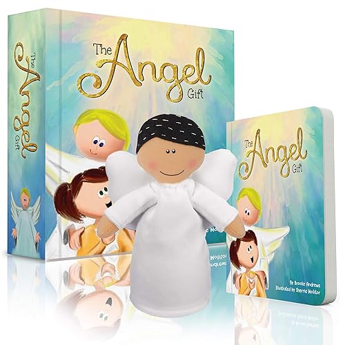 Miniatura 8 de Juego de libros Un libro que recuerda a los niños que los ángeles los vigilan, regalos de bautismo para niñas, regalos de consuelo, libro de