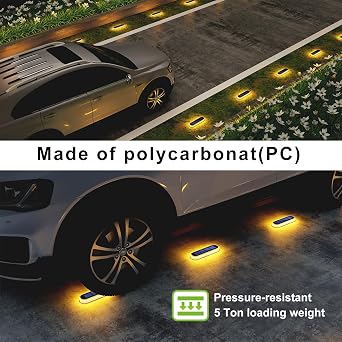 DetarZinLED 8 Pack Step Lights+4 Pack Path Lights