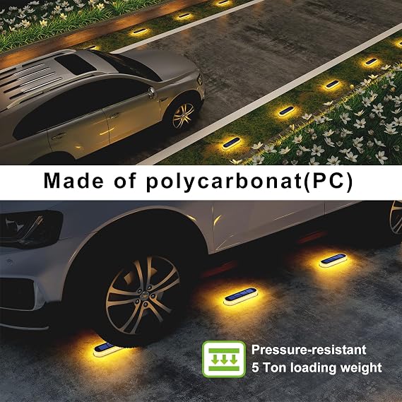 DetarZinLED 8 Pack Step Lights+4 Pack Path Lights