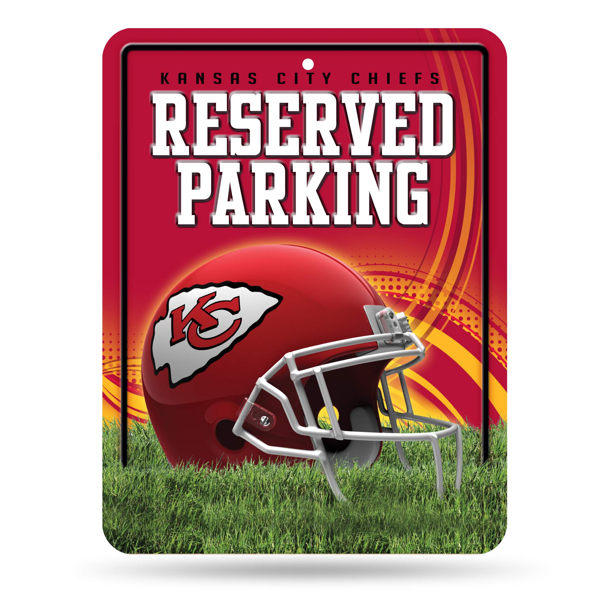 NFL Football Metal Parking Sign 8.5" x 11" - Great for Man Cave, Bed Room, Office, Home Décor