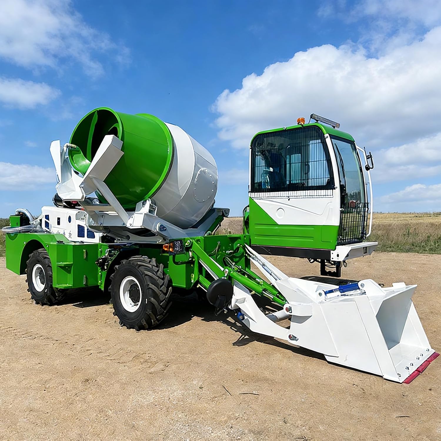 1.8m³ Self Loading Cement Mixer Truck | Small Automatic Concrete Mixing Vehicle for Residential & Rural Projects