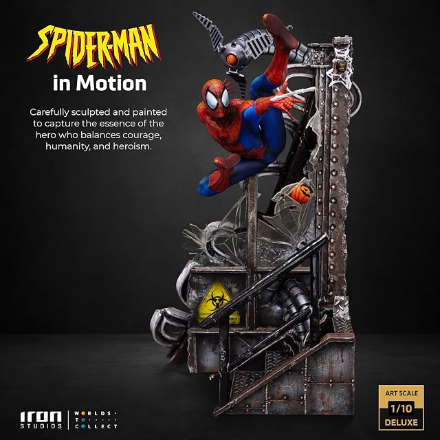 Foto 5 de 7 de Iron Studios Edición especial Marvel Comics Spiderman estatua escala 1/10