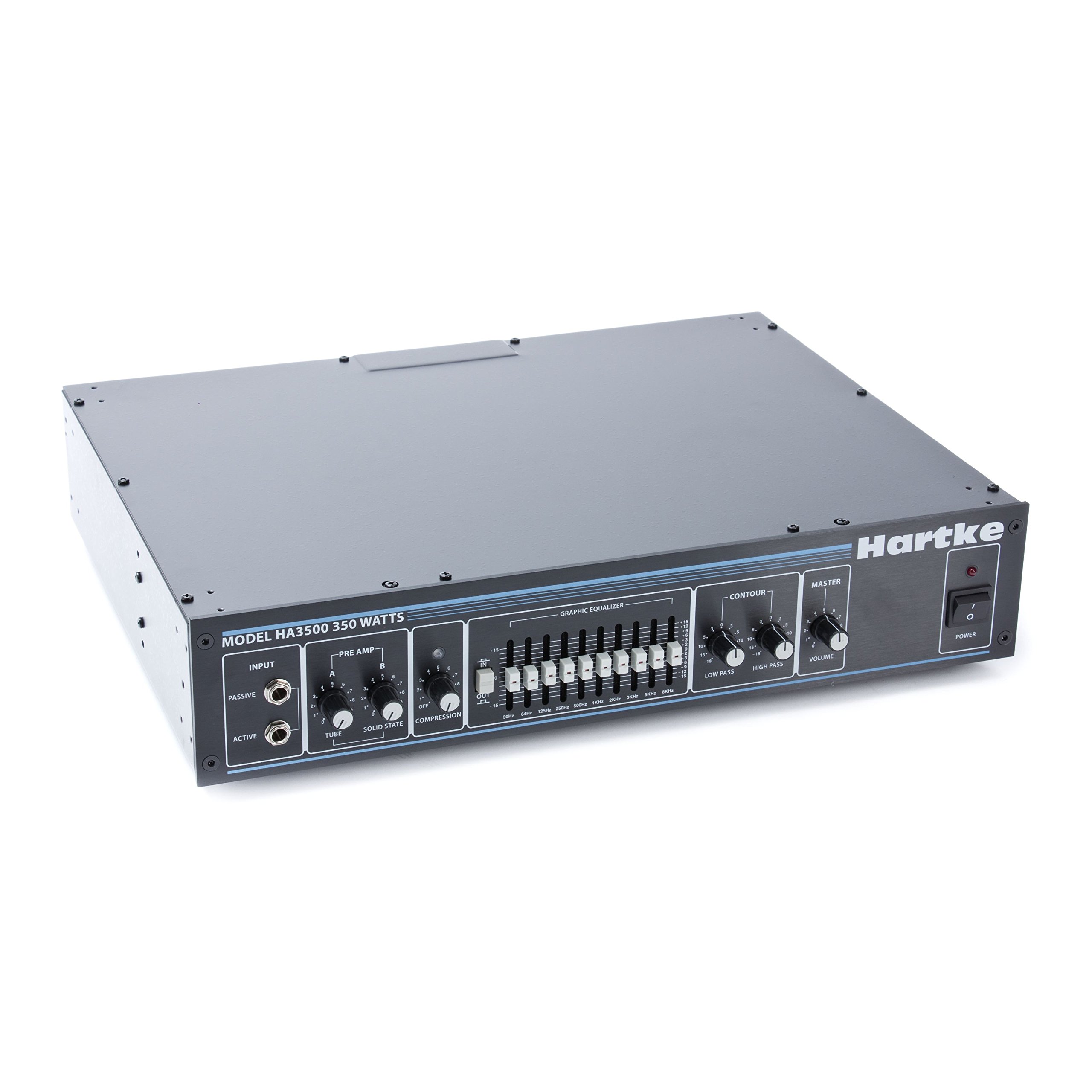 【極美品】Hartke Systems HA3500 350W Hartke HA3500C 350-Watt Tube Preamp Bass Head | Sweetwater