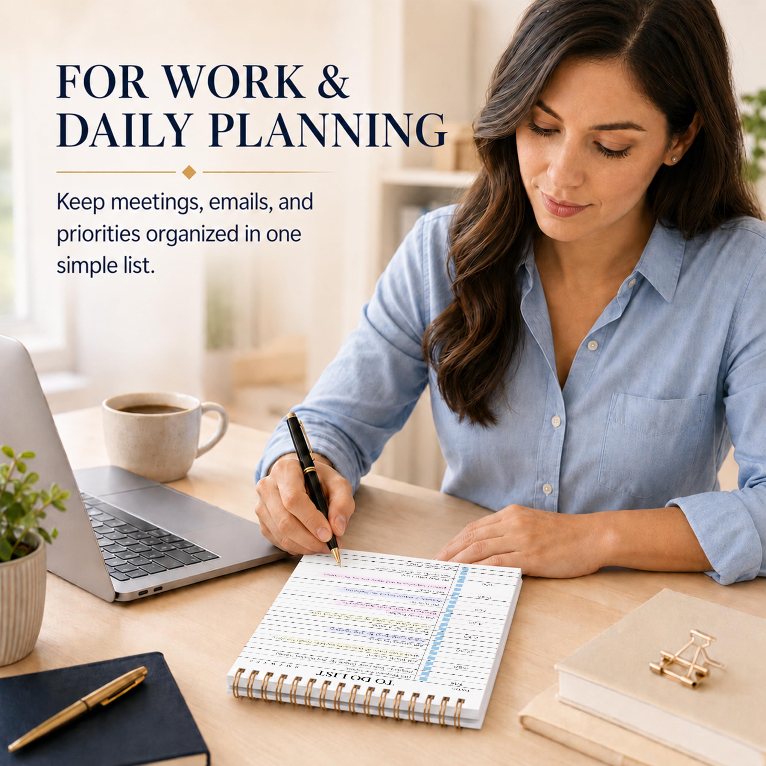 3 Pack To Do List Notepad - Daily Planner -3