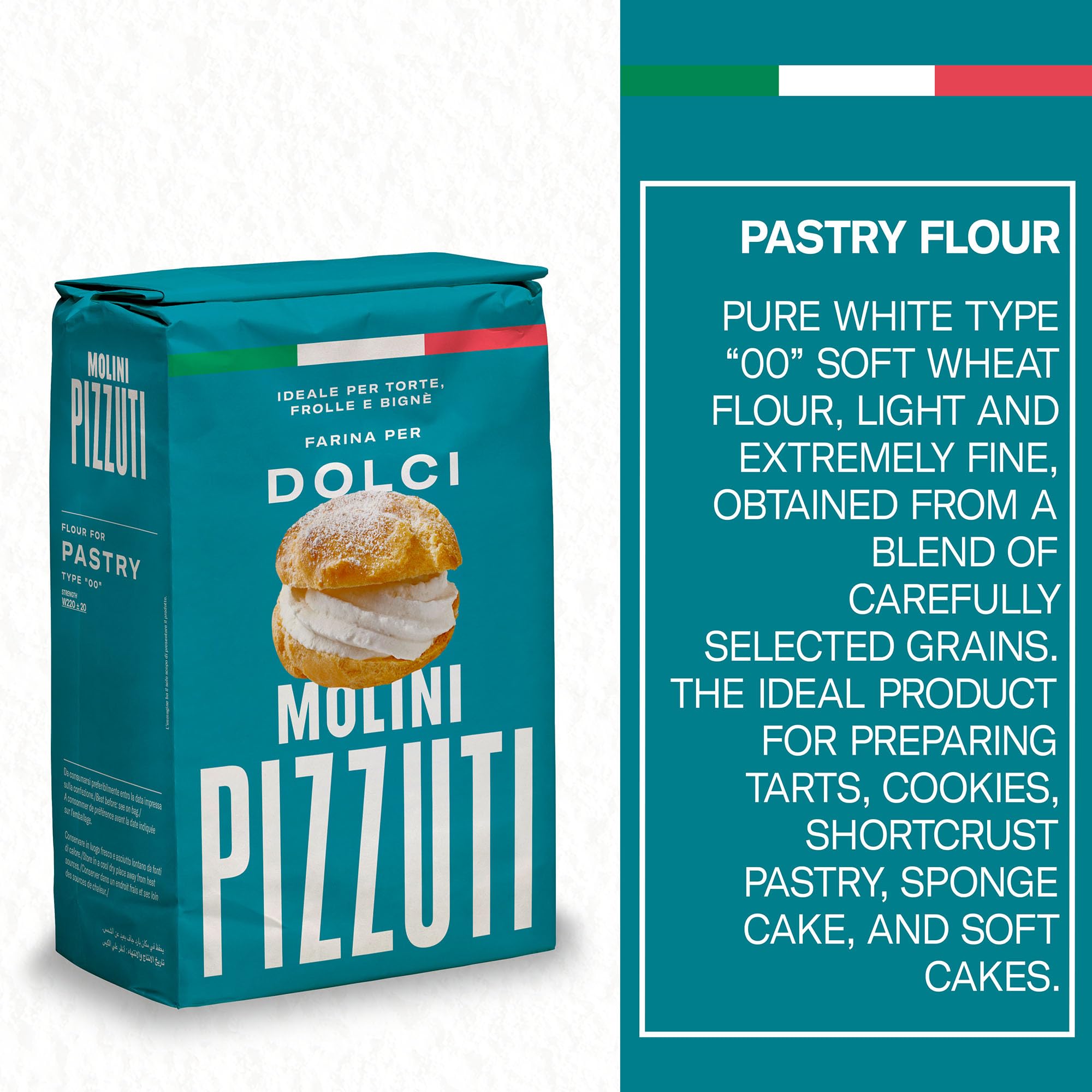Amazon.com : Molini Pizzuti Farina per Dolci - Type 