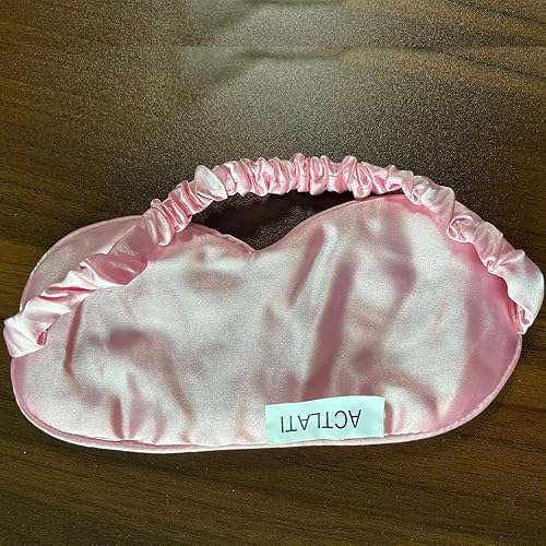 Miniatura 6 de Máscara de seda para dormir con correa elástica, antifaz cómoda para niños, niñas, mujeres y hombres