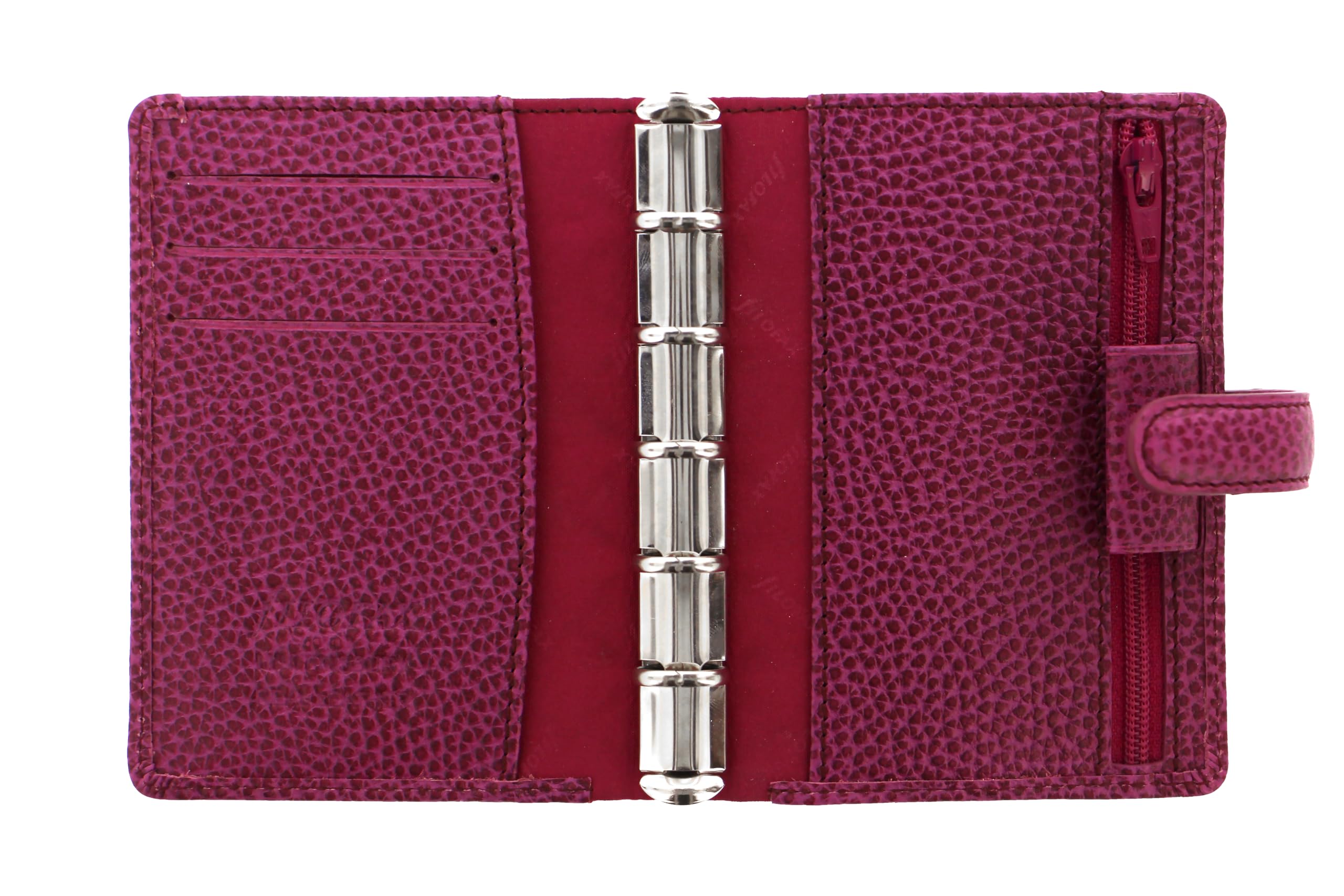 Filofax Finsbury Mini Leather Organiser - Raspberry - Image 3