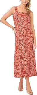 Vince Camuto Women's Floral Square Neck Maxi Dress