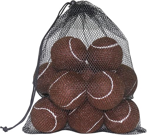Miniatura 14 de URBEST Pelota de tenis, 12 paquetes de pelotas de tenis de entrenamiento, pelotas de práctica para jugadores novatos, pelotas de juego para perros