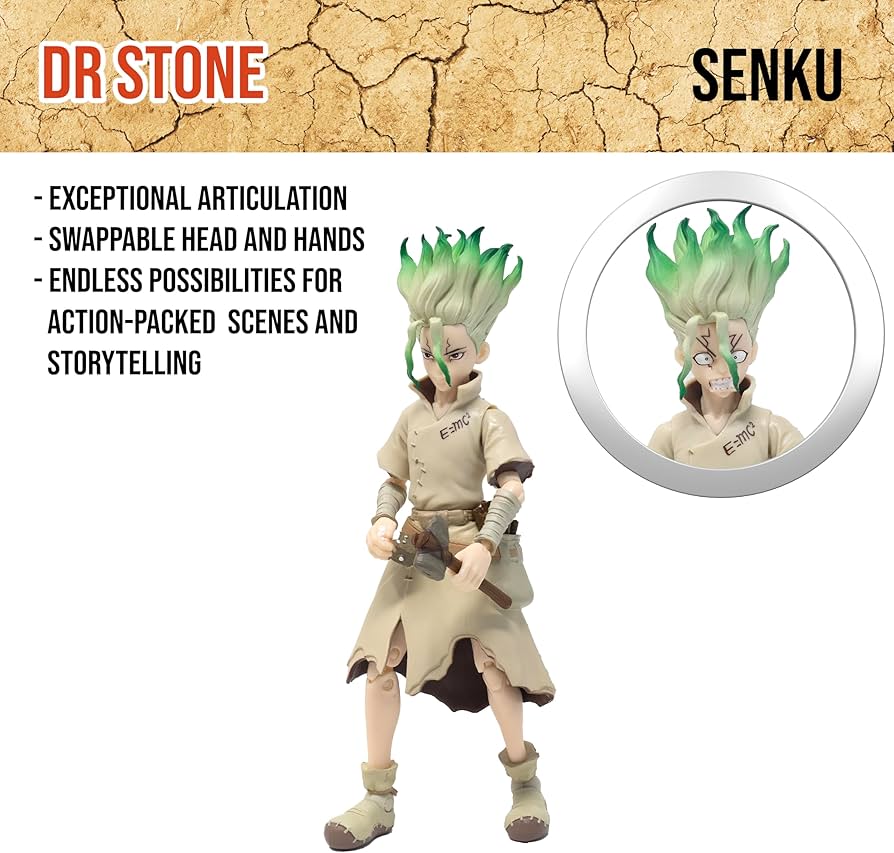Amazon.com: Boss Fight Studio Dr. Stone Senku Action Figure