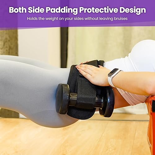 Miniatura 5 de Cinturón de Empuje de Cadera, Cinturón de Empuje de Cadera Balency para Mancuernas Pesadas, Cinturón para Glúteos para Empuje de Cadera, Cinturón