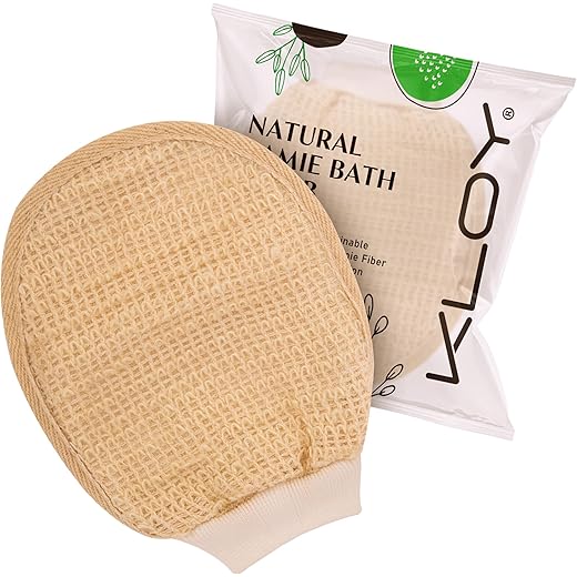 KLOY Natural Ramie Bath Glove Exfoliator
