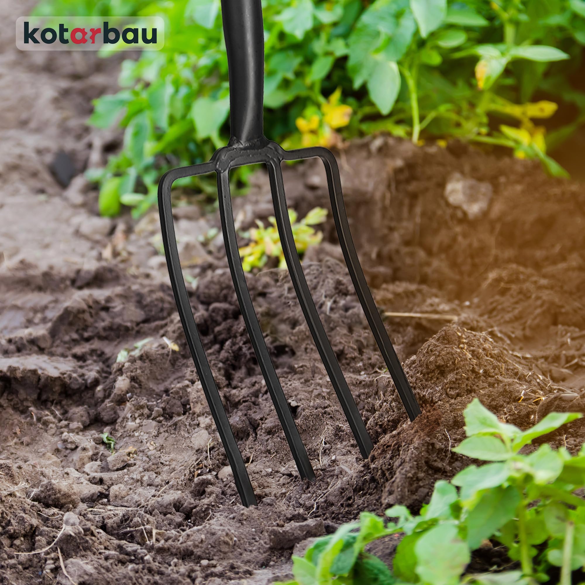 Kit Jardinage Enfant Escargot - Seau, Bêche, Râteau Et Fourche En Bois Et Métal - Dès 3 Ans - Goki