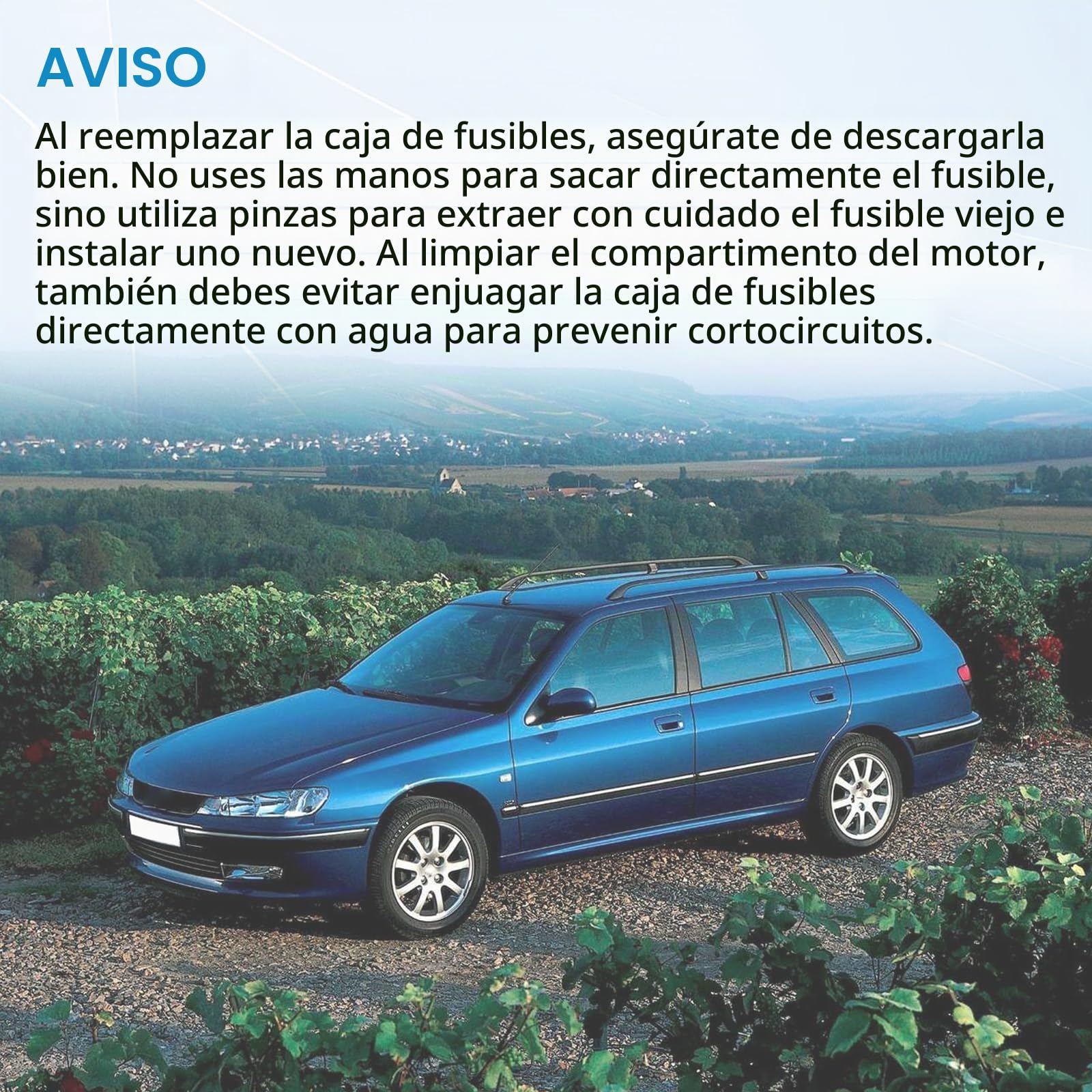 Caja de fusibles Dixhills de repuesto para Berlingo C3 C5 C8 Xsara 206 206+ 307 406 807 Partner I II número de pieza 6500Y1 6500.Y1 9650663880 9646405280 9650664080 9650663980 9657608580