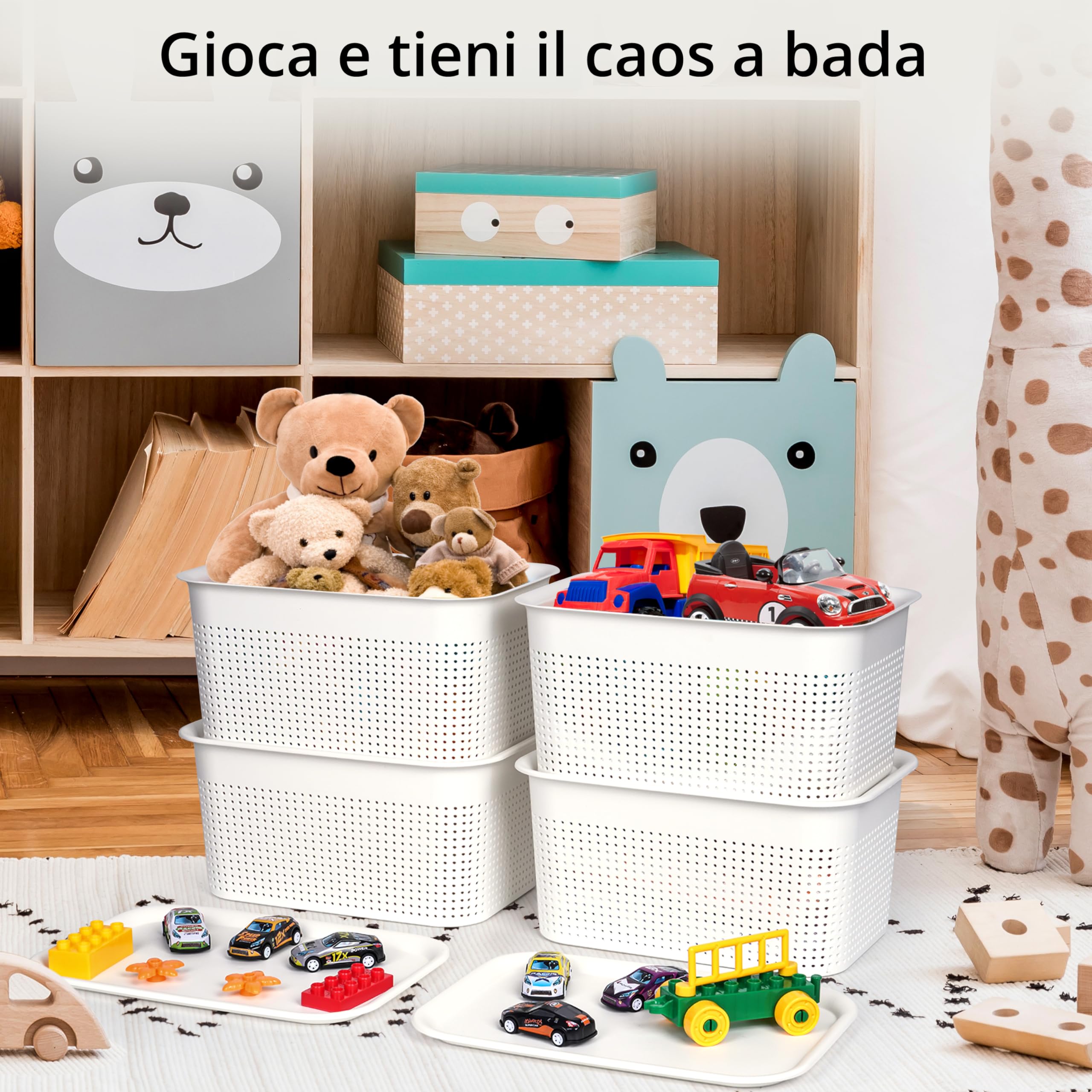 Lifewit Contenitori Portaoggetti Confezione da 6, Scatole Sottoletto