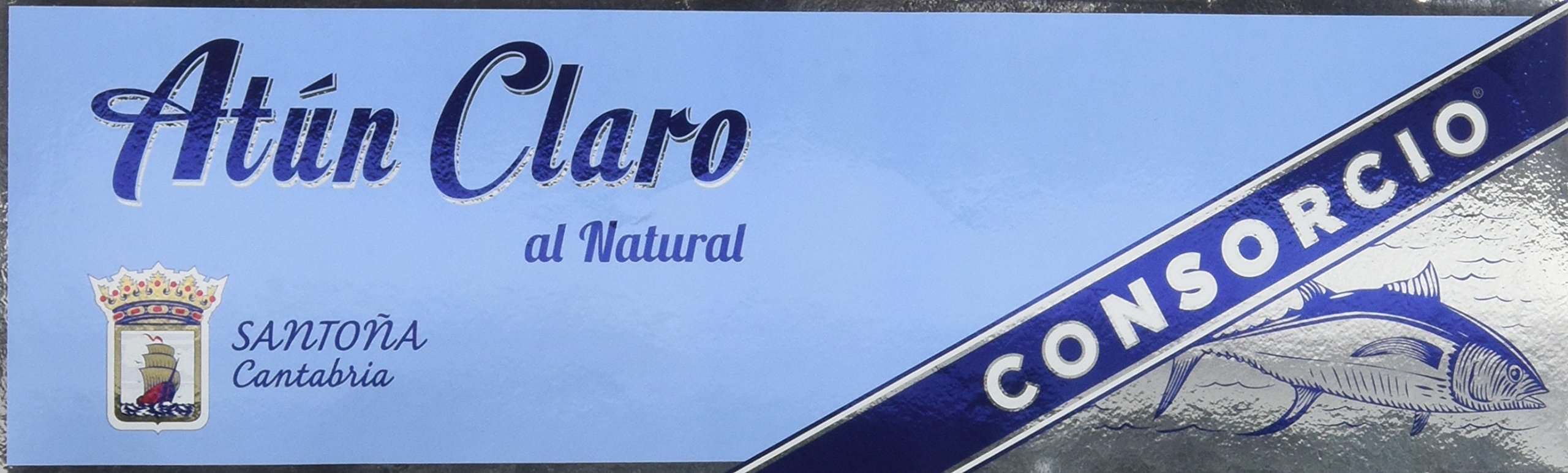 Atún Claro | 8 Paquetes de 3 Latas de 85 gr (8 Paquetes de 3 Latas de 85 gr, Atún Claro Natural de Santoña)