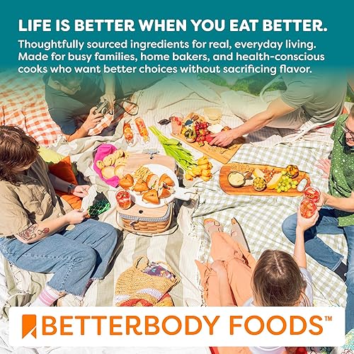 Miniatura 9 de BetterBody Foods - azúcar de coco orgánico, un edulcorante natural y alternativa al azúcar, gran reemplazo para azúcar blanco o azúcar refinado, sin