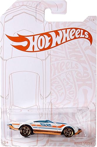 Miniatura 3 de Hot Wheels 2020 Perla y Cromo 1/6 - Muscle Speeder (blanco)