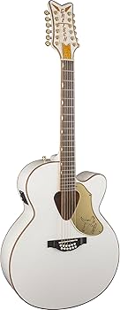 Amazon.com: Gretsch G5022CWFE-12 Rancher Falcon White 12-String