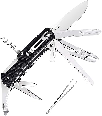 Ruike Multitool Small Pocket Knife for men Folding Camping Knife EDC Utility Outdoor Gear 17c27 Cool Steel Screwdriver LD51
