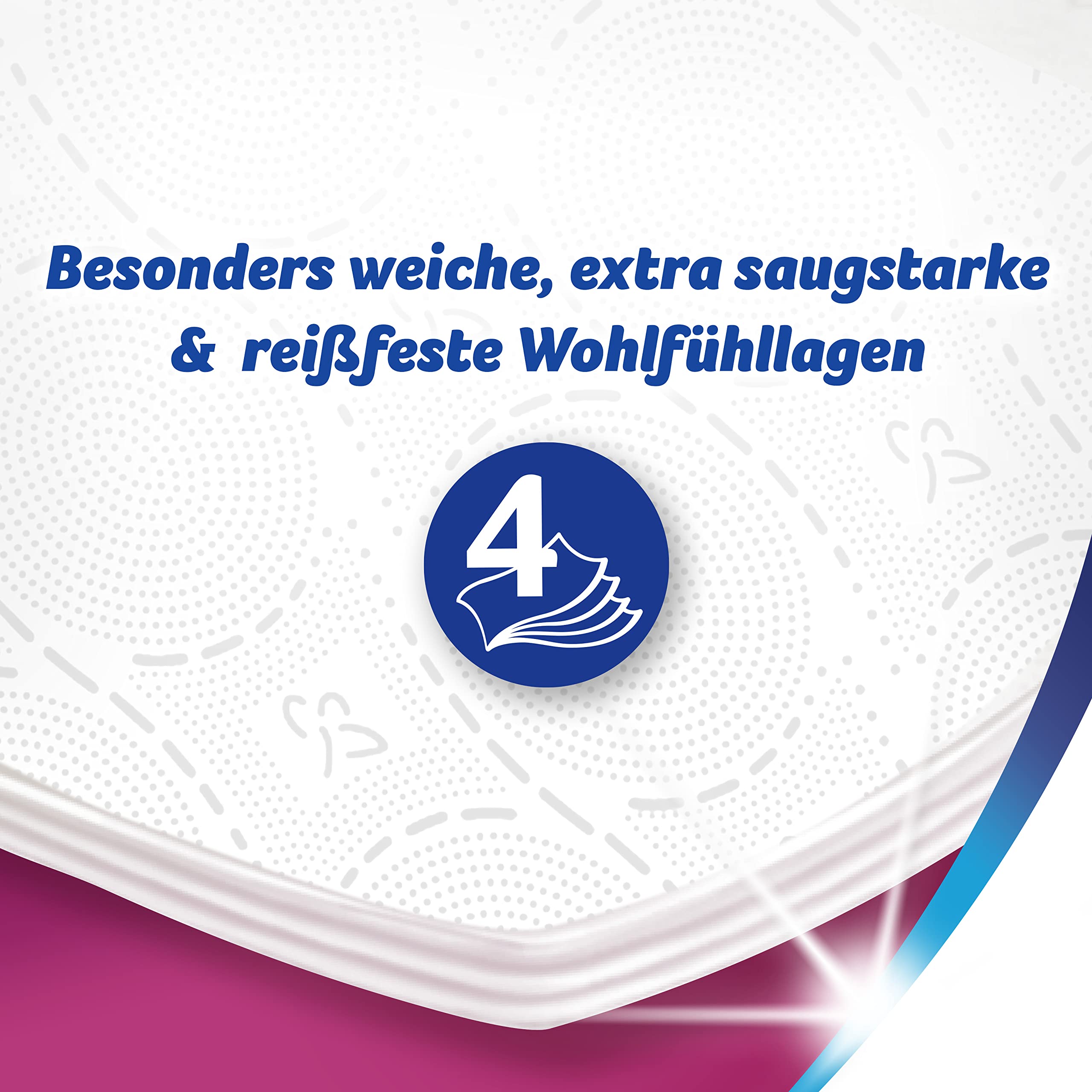 Zewa Ultra Smart Toilettenpapier Großpackung, 36 Rollen á 280 Blatt, Riesenrolle, 4-lagig, hell