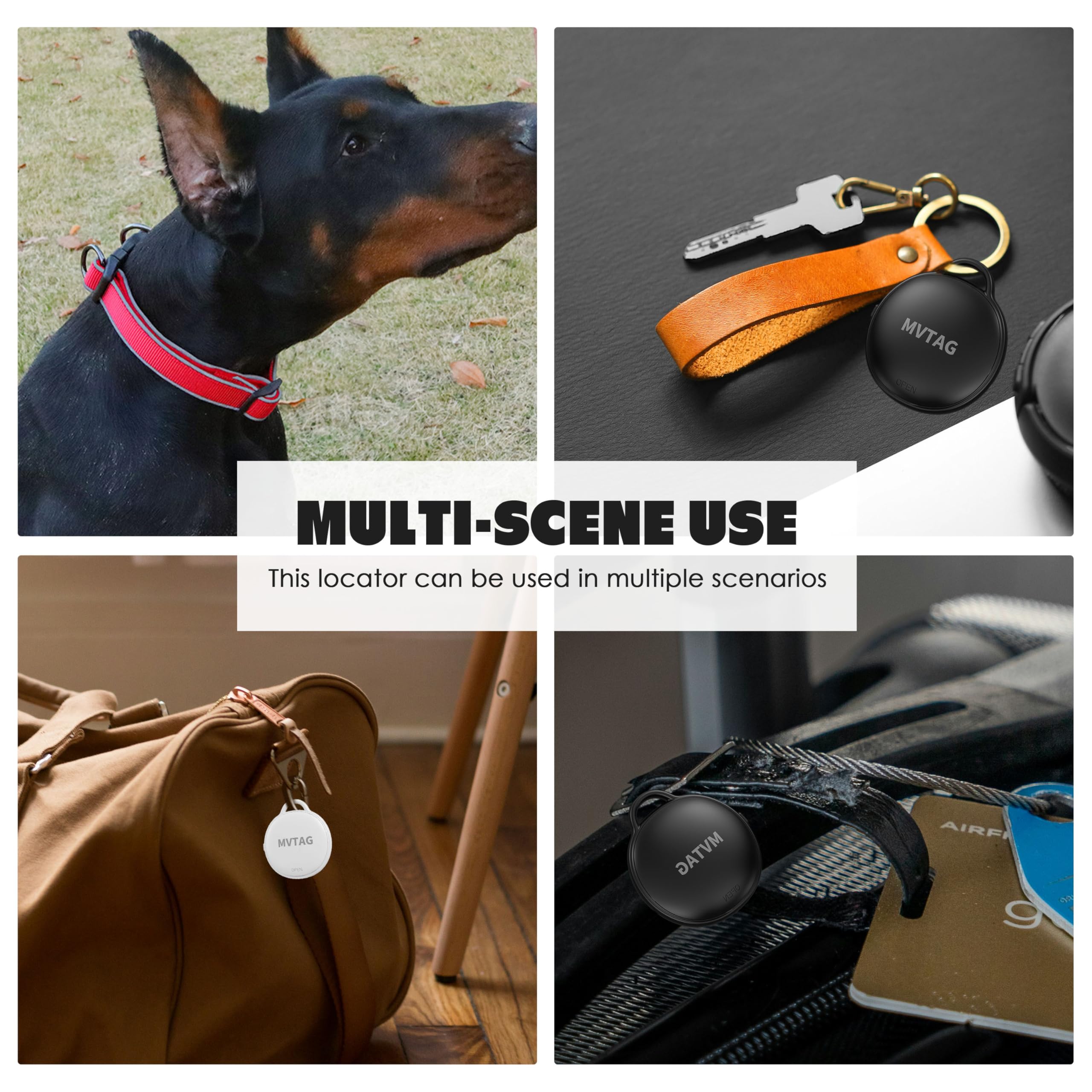 Dog Tracker GPS Collar No Monthly Fee, Real-Time Mini Pet Tracker for Small Medium Large Dogs, Reflective Waterproof Dog Tracking Collar with Bell, Indoor & Outdoor (Only for iOS) - image 7