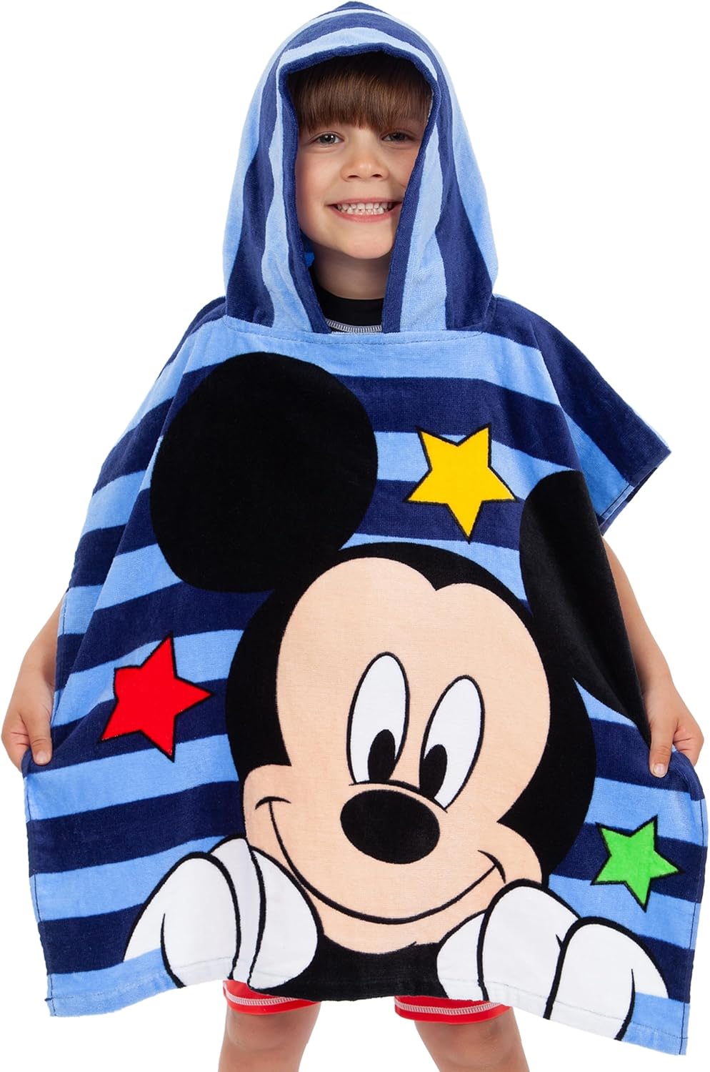 Disney Boys Poncho Mickey Mouse Blue One Size - Image 2