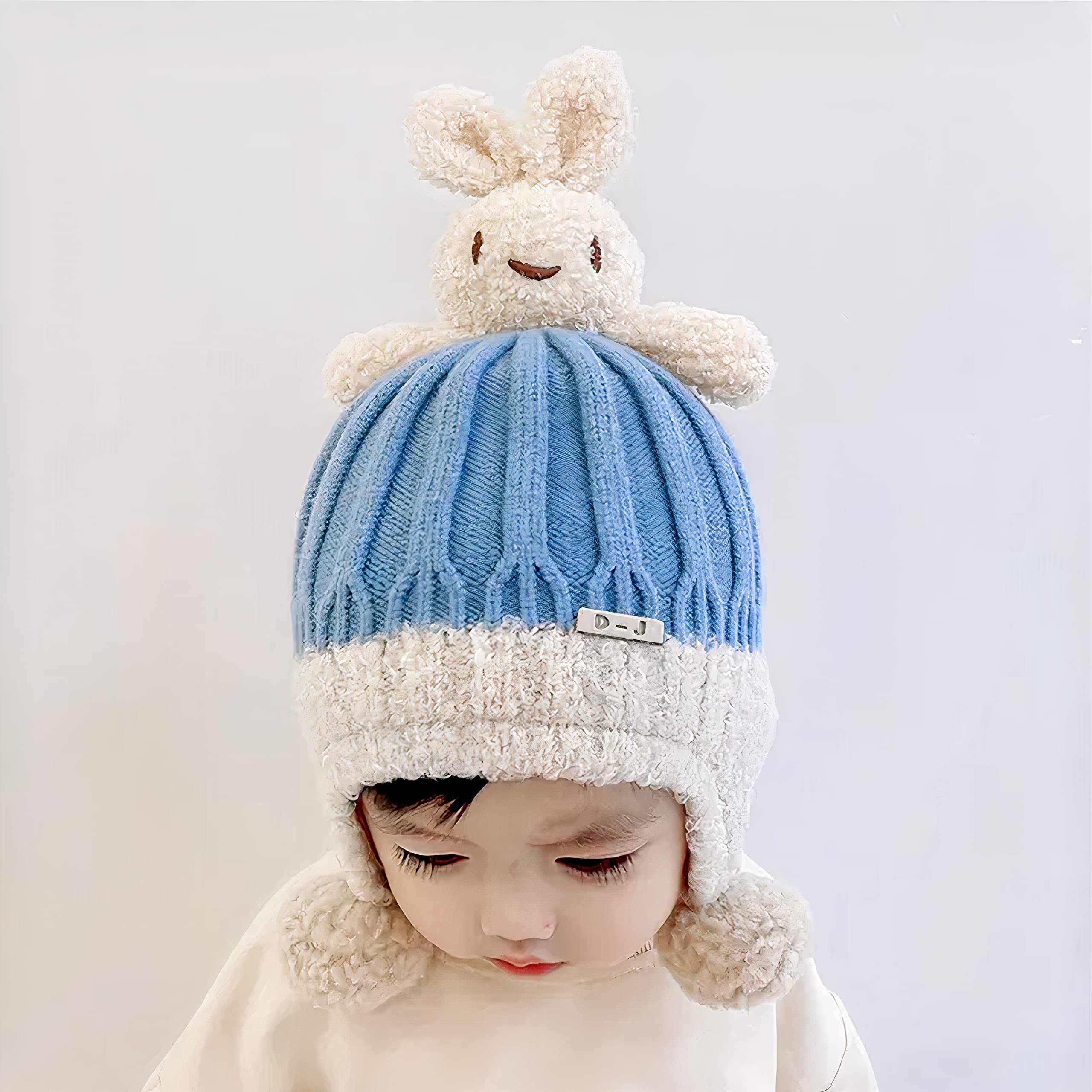 Toddler Hat for Baby Boy or Girl Cute Warm Baby Beanie (Pink)