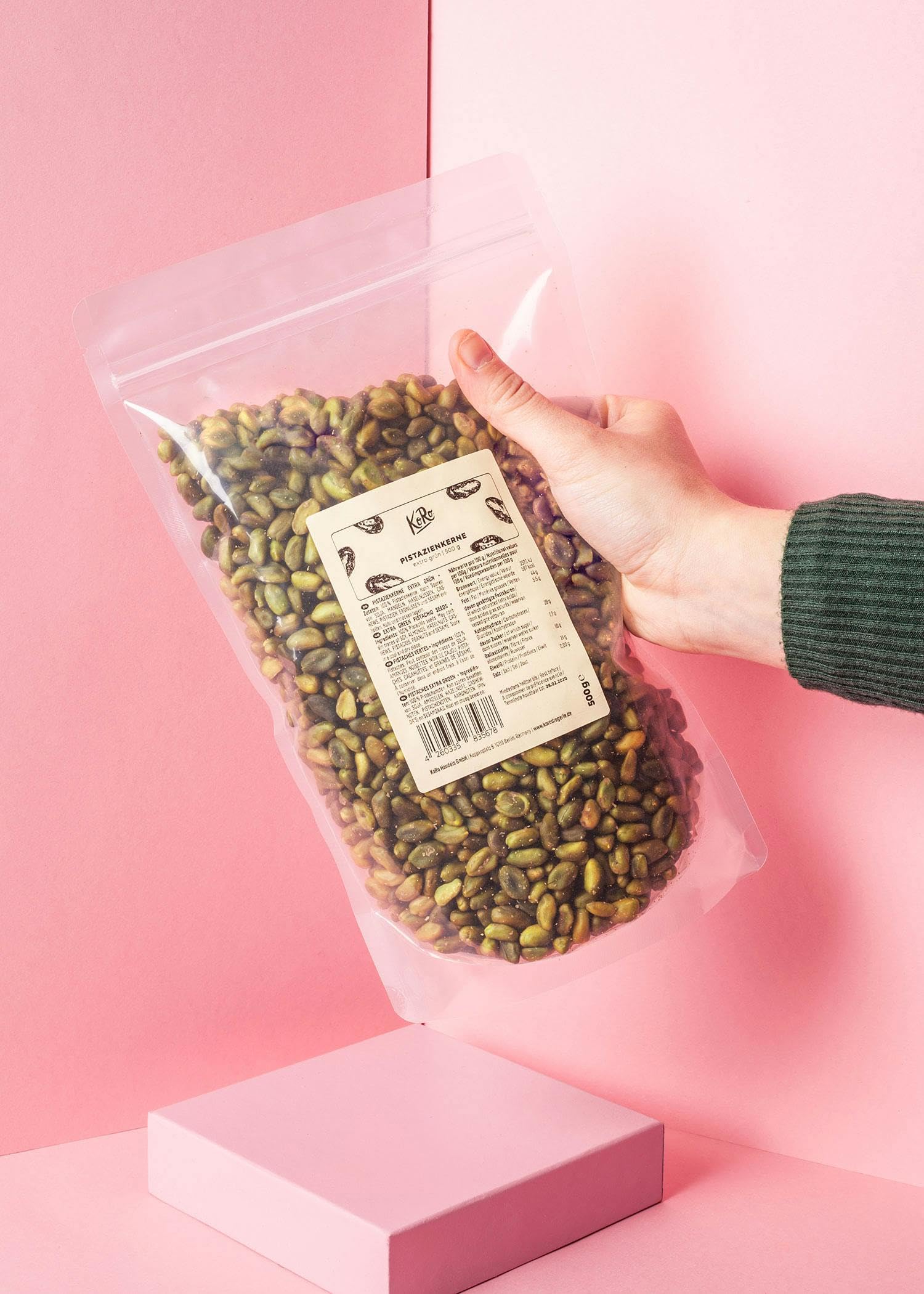 KoRo - Extra grüne Pistazienkerne 500 g