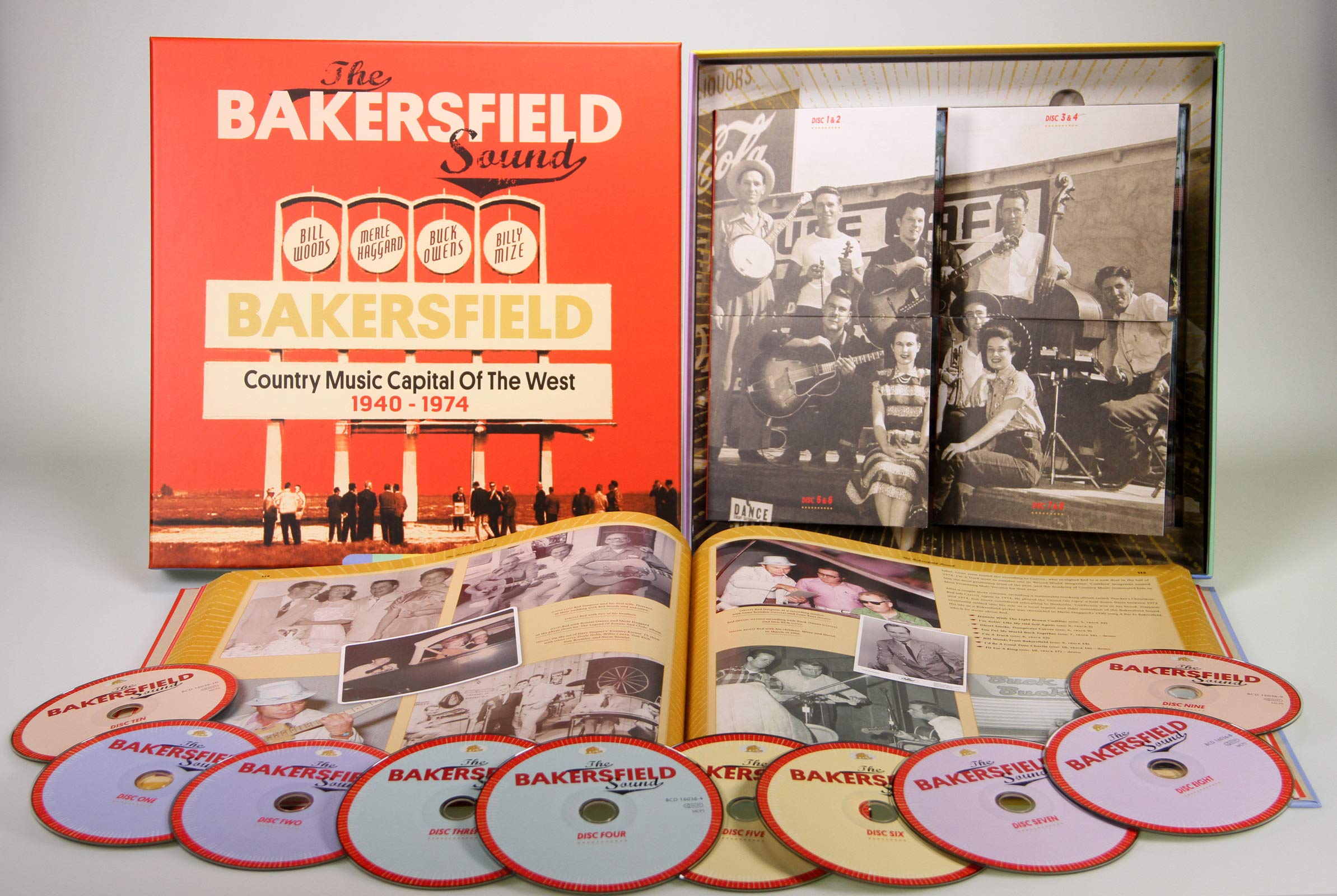 The Bakersfield Sound - Country Music Capital Of The West 1940 - 1974 (10-CD Deluxe Box Set)