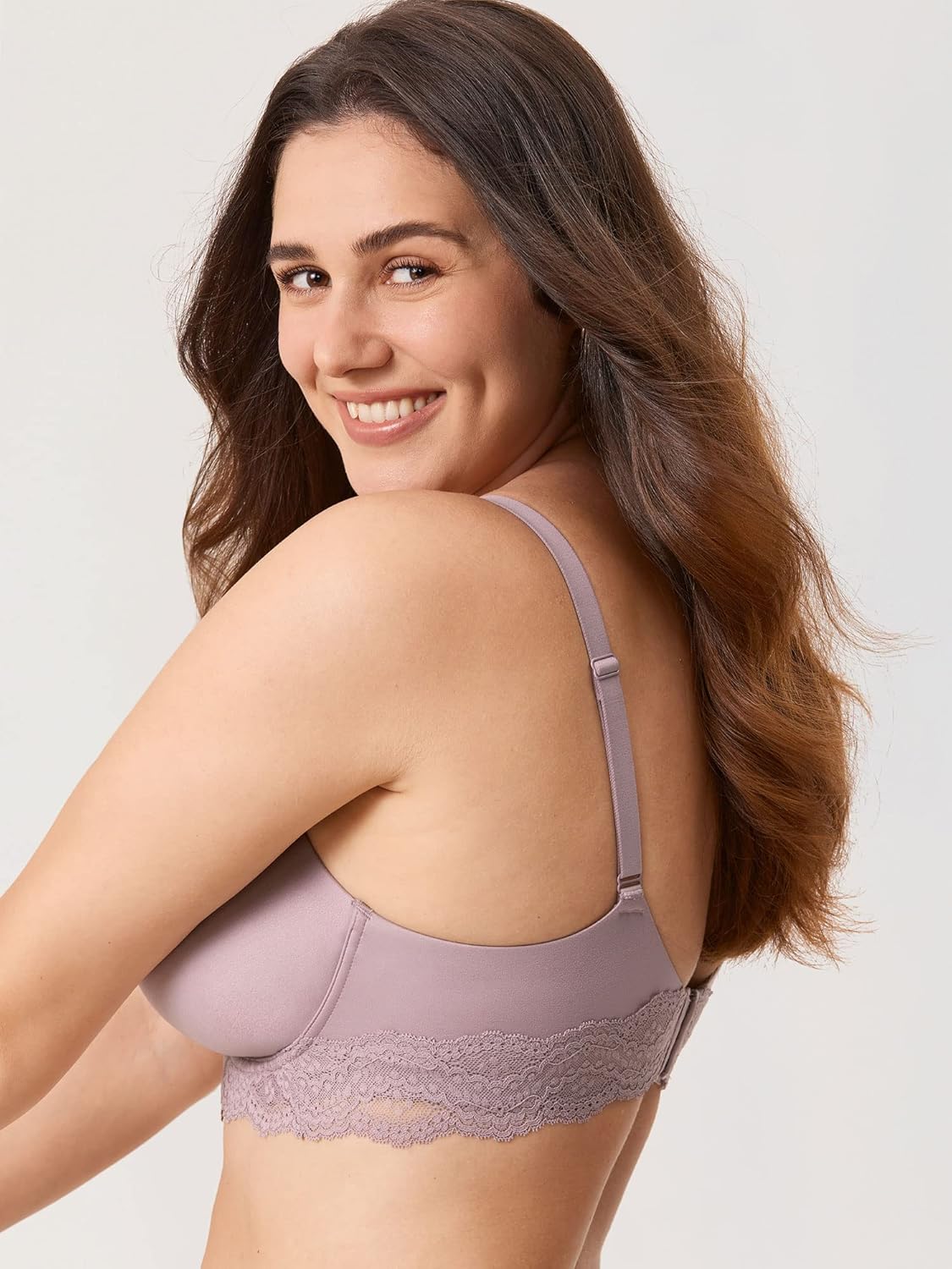 MOMANDA Women's Nursing Bras for Breastfeeding Smoothing Lace Nursing Bra Wireless Maternity Pregnancy Bralette - Image 4