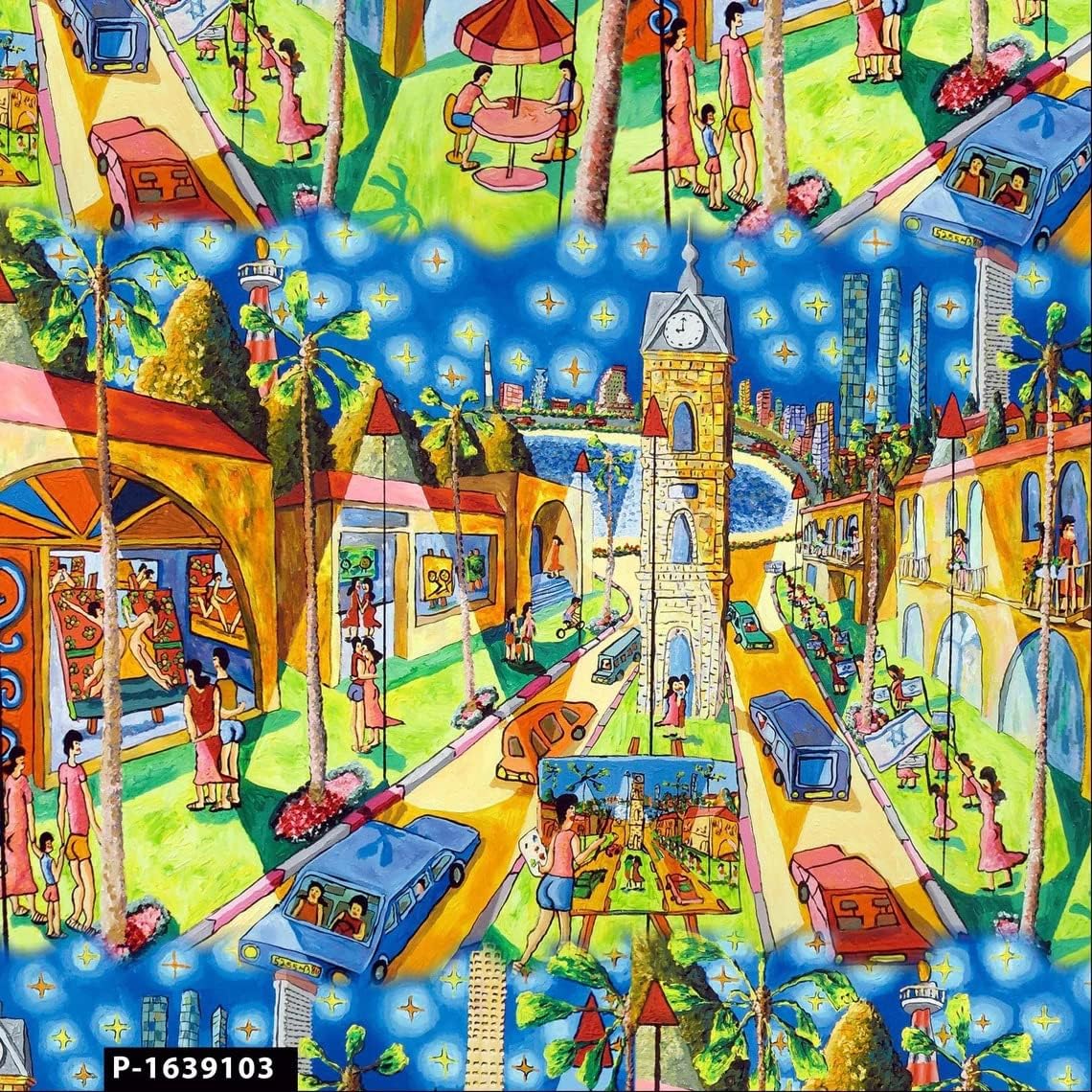 Texco 100% combed cotton fabric by the yard