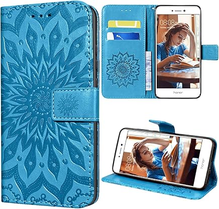KOTPARX Funda para Huawei P Smart 2019/ Honor 10 Lite Cuero Fundas Libro Resistente Soporte Plegable Ranuras para Tarjetas y Billetes Cierre Magn?tico Ultra-Delgado Protecci?n Flor Girasol - Azul KOTPARX Funda para Huawei P Smart 2019/ Honor 10 Lite Cuero Fundas Libro Resistente Soporte Plegable Ranuras para Tarjetas y Billetes Cierre Magn?tico Ultra-Delgado Protecci?n Flor Girasol - Azul
