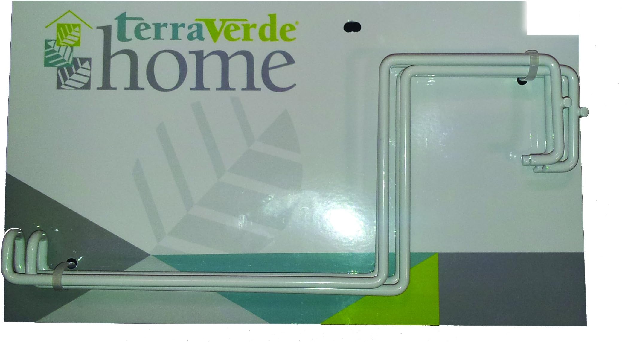 Terra Verde Home 91361 Deck Rail Flower Box Holder, White