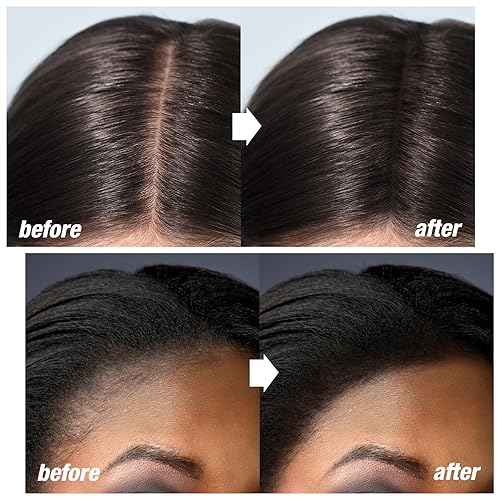 Miniatura 35 de Boobeen Barra de sombra de línea de cabello, corrector de raíces de cabello y polvo de retoque con esponja, cobertura instantánea para cabello gris