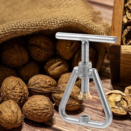 Miniatura 9 de 3 piezas de cascanueces de acero inoxidable Cascanueces de nogal resistente para nueces negras, avellanas, nueces, nueces de macadamia Gadget de