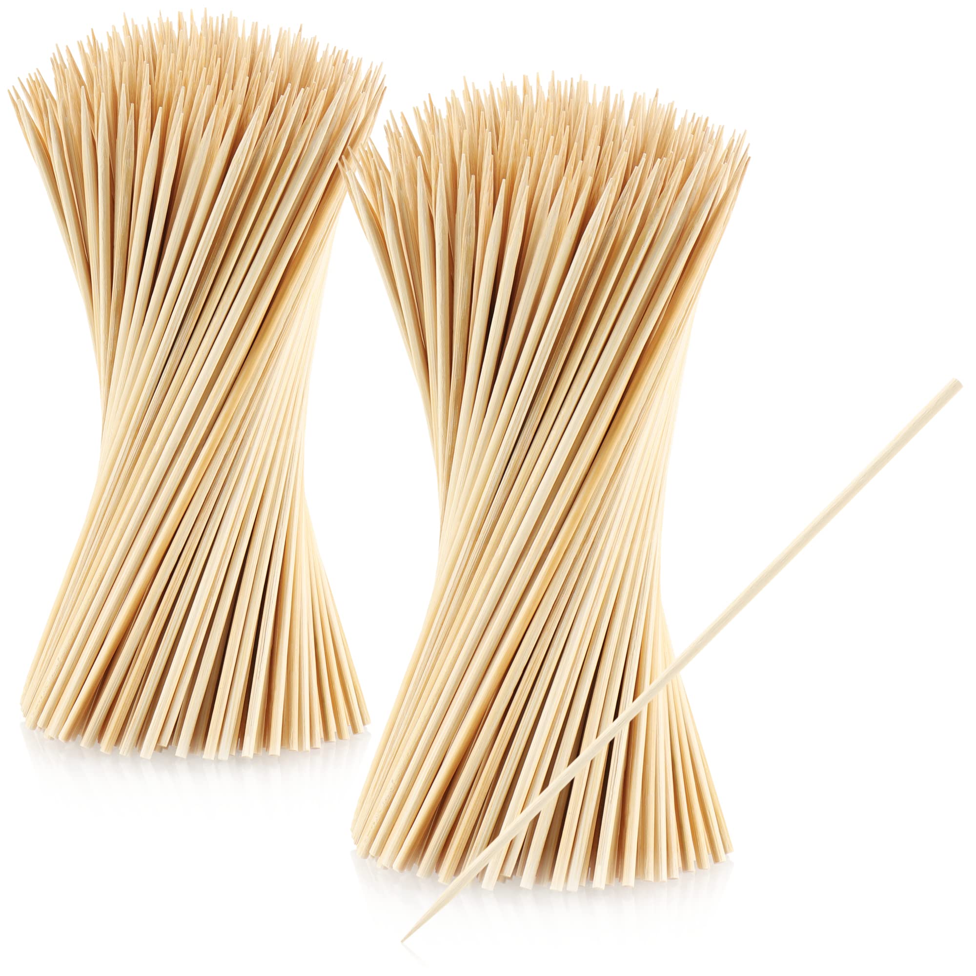 Brochettes de finger food en bambou 500 pièces 20 cm naturel
